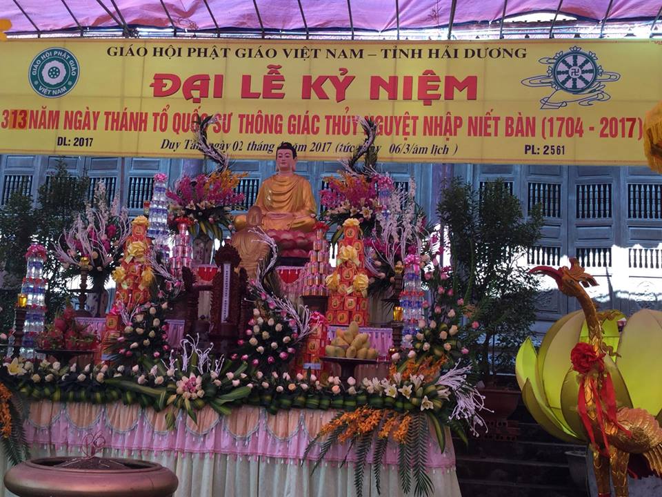 Tưởng niệm 313 năm Thánh Tổ hạc giá Tây quy