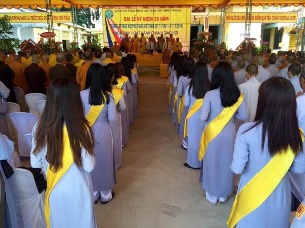 Bình Thuận: Đại lễ Kỷ niệm 35 năm thành lập Giáo hội Phật giáo Việt Nam