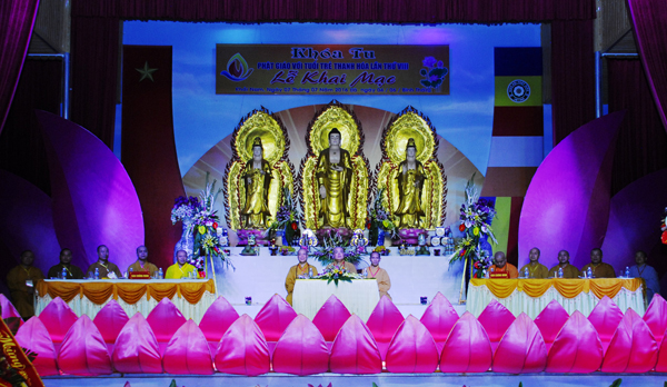 Thanh Hóa: Khai mạc khóa tu “Phật giáo với tuổi trẻ” lần VIII - năm 2016