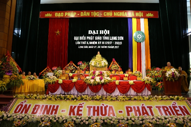 Lạng Sơn: Khai mạc Đại hội Phật giáo tỉnh lần thứ III