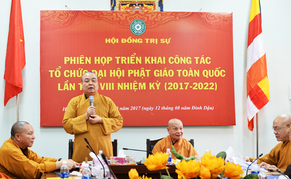 HĐTS họp triển khai Đại hội Phật giáo toàn quốc