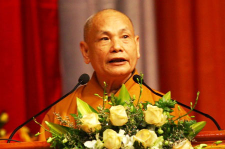 Chân dung Hoà thượng Chủ tịch HĐTS GHPGVN Khoá VIII