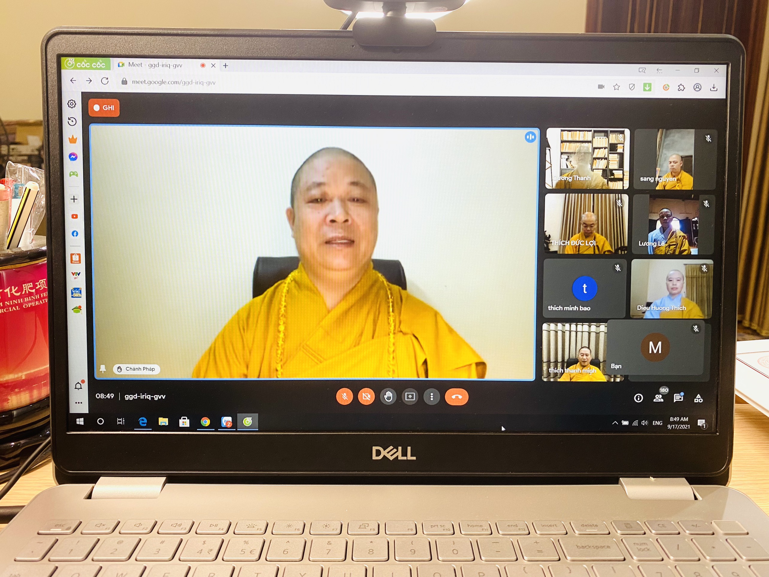 Ban Trị sự GHPGVN tỉnh Ninh Bình tổ chức khóa hành đạo An cư kiết hạ trực tuyến