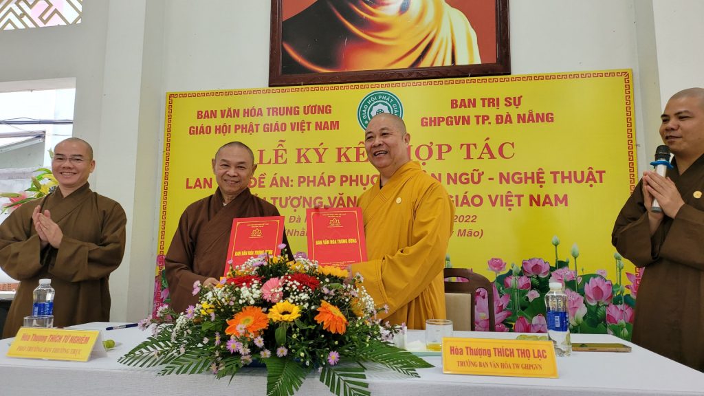  Ban Văn hóa Trung ương ký kết hợp tác với Ban trị sự Phật giáo Đà Nẵng