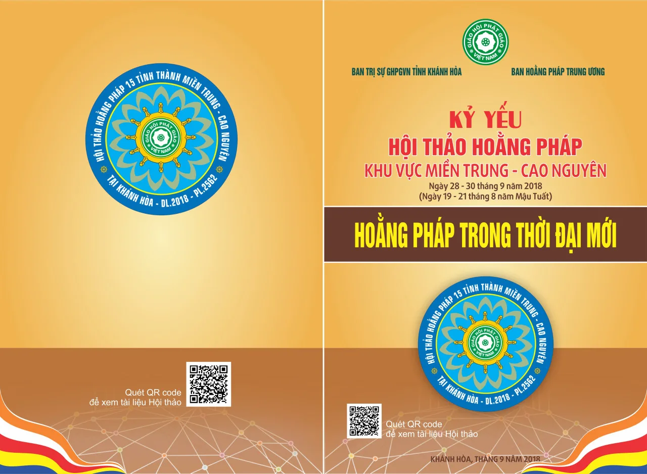Kỷ yếu Hội thảo Hoằng pháp ứng dụng Mã QR Code lần đầu tiên tại Việt Nam