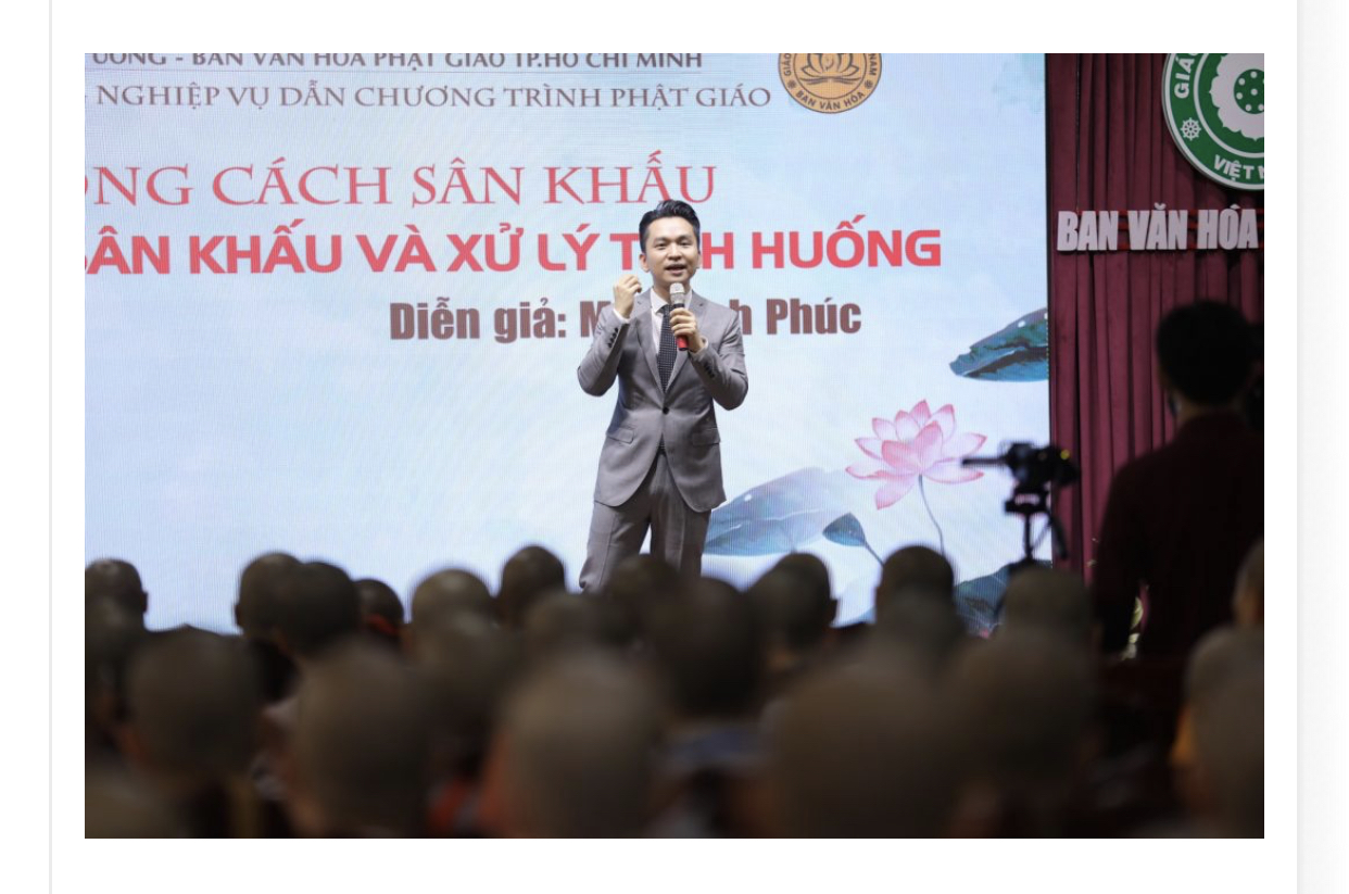 MC Hạnh Phúc chia sẻ: “Phong cách sân khấu, giao lưu sân khấu và xử lý tình huống”