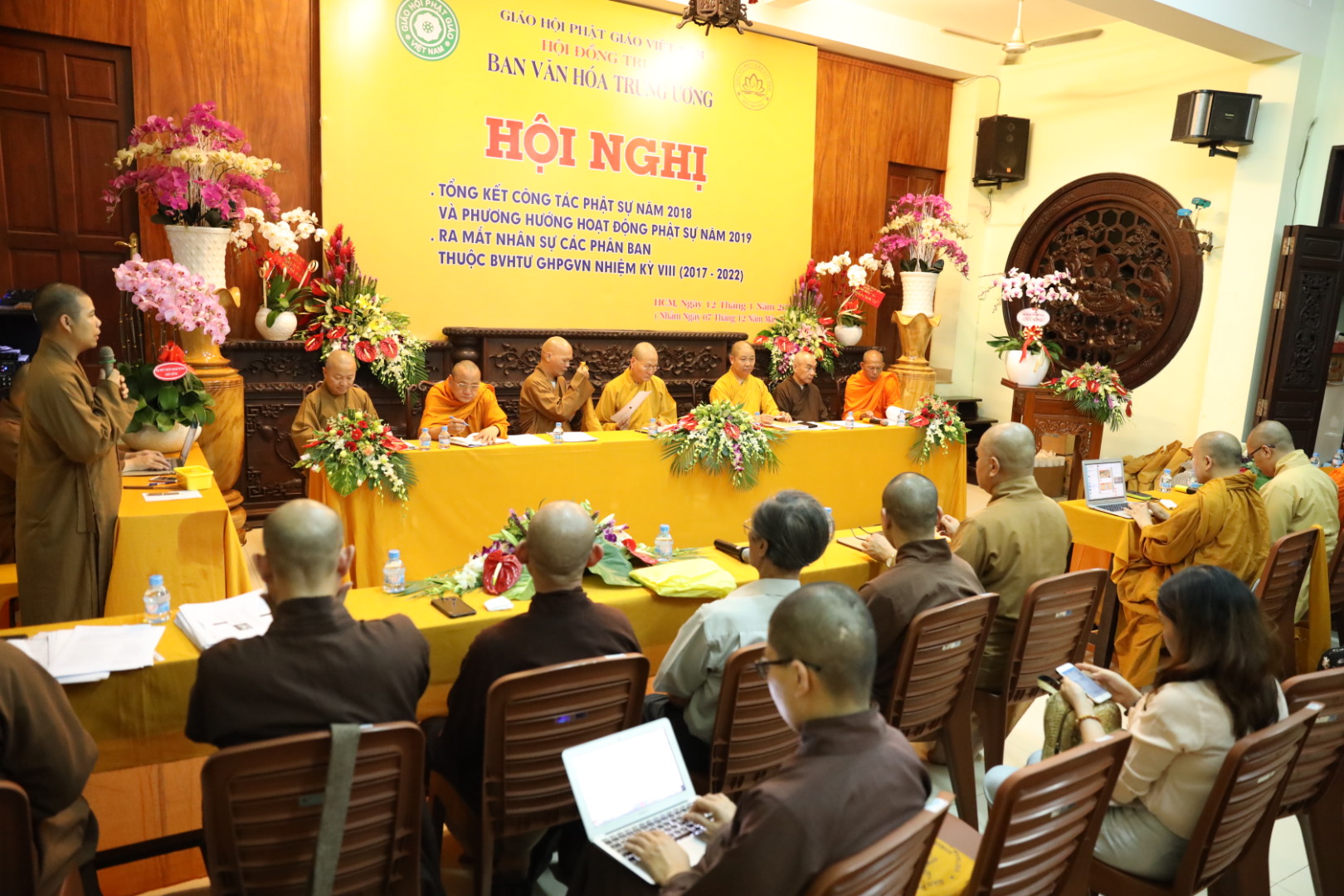 TP HCM: Phiên Trù bị Hội nghị tổng kết Công tác Phật sự Ban Văn hoá TƯ khu vực phía Nam