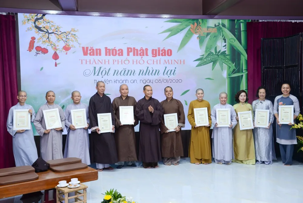 Ban Văn hoá GHPGVN TP. Hồ Chí Minh: Một năm nhìn lại trong buổi Thiền trà tổng kết năm
