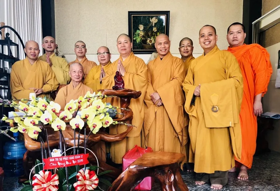 Ban Văn hóa TƯ và Ban Văn hóa TP.HCM thăm và chúc tết chư Tôn đức lãnh đạo Giáo hội