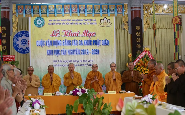 Lễ khai mạc cuộc vận động sáng tác ca khúc Phật giáo khu vực Tây Nguyên (2019-2020)