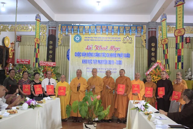Lễ khai mạc cuộc vận động sáng tác ca khúc Phật giáo khu vực Tây Nguyên (2019-2020)