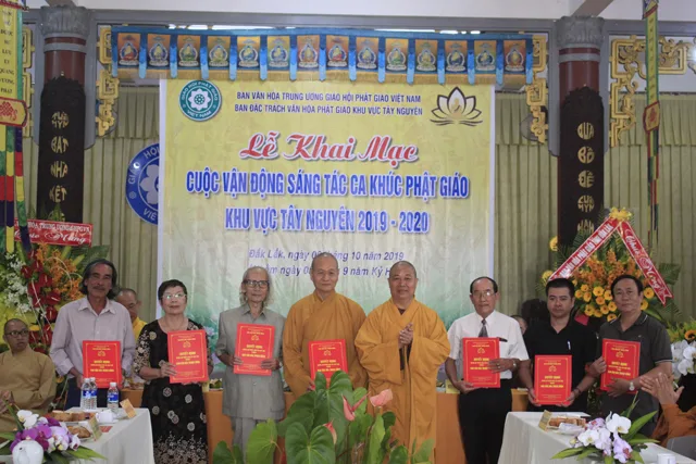 Lễ khai mạc cuộc vận động sáng tác ca khúc Phật giáo khu vực Tây Nguyên (2019-2020)