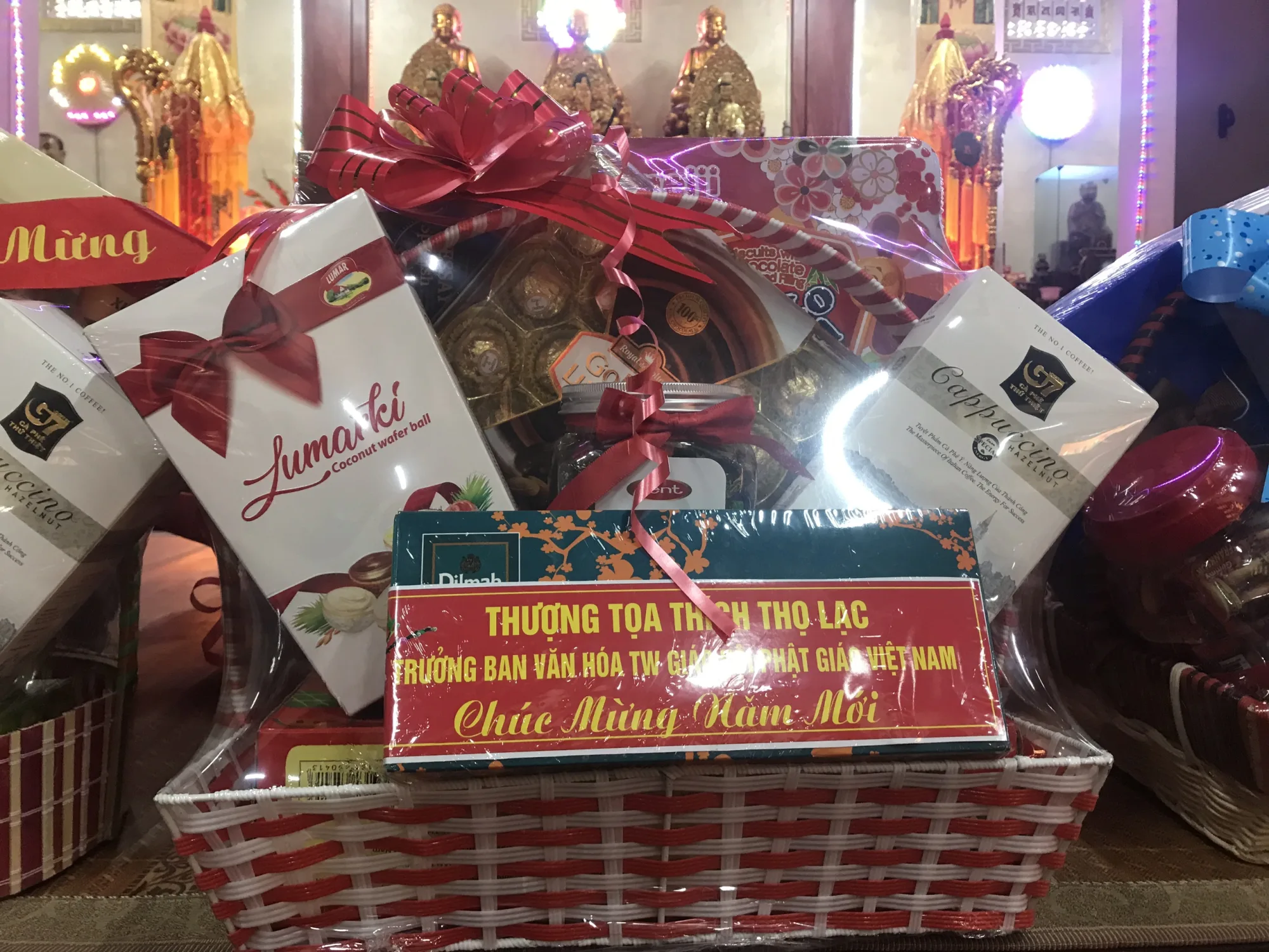 Trưởng Ban VHPGTW, TT Thích Thọ Lạc Chúc tết Hoà thượng Phó Pháp Chủ Thích Thanh Đàm