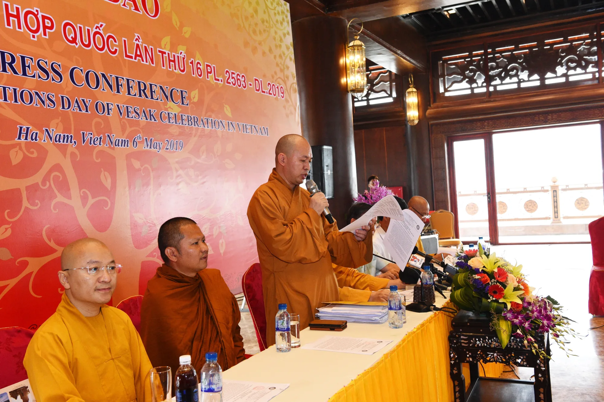 TT. Thích đức thiện, phó chủ tịch kiêm tổng thư ký HĐTSTW GHPGVN, Tổng thư ký uỷ ban tổ chức đại lễ vesak 2019