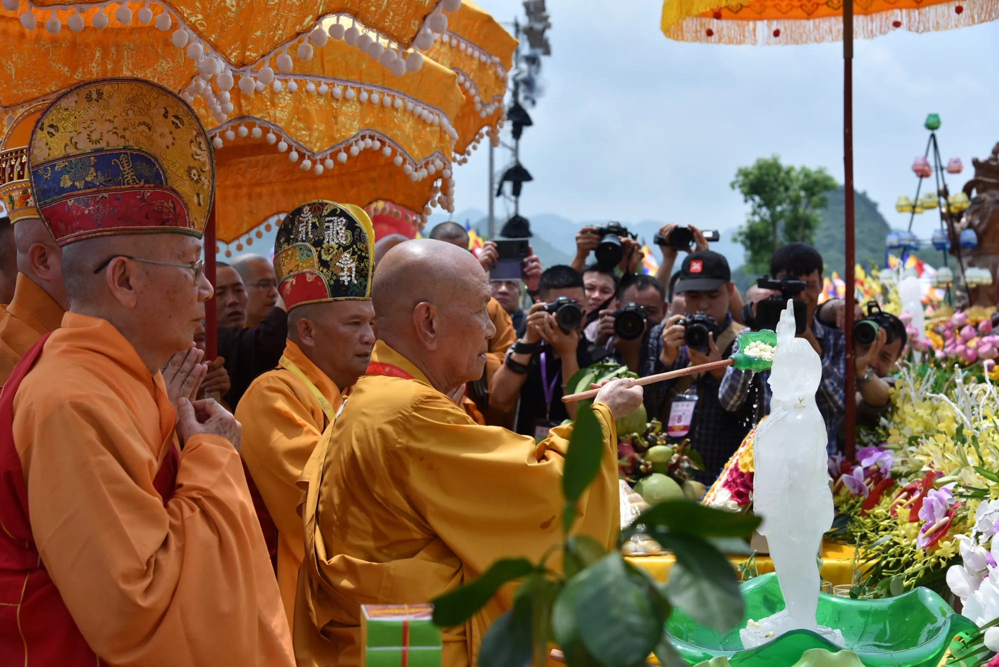 Nghi lễ Tắm Phật Kính Mừng Đại Lễ Vesak 2019, Tam chúc, Hà nam