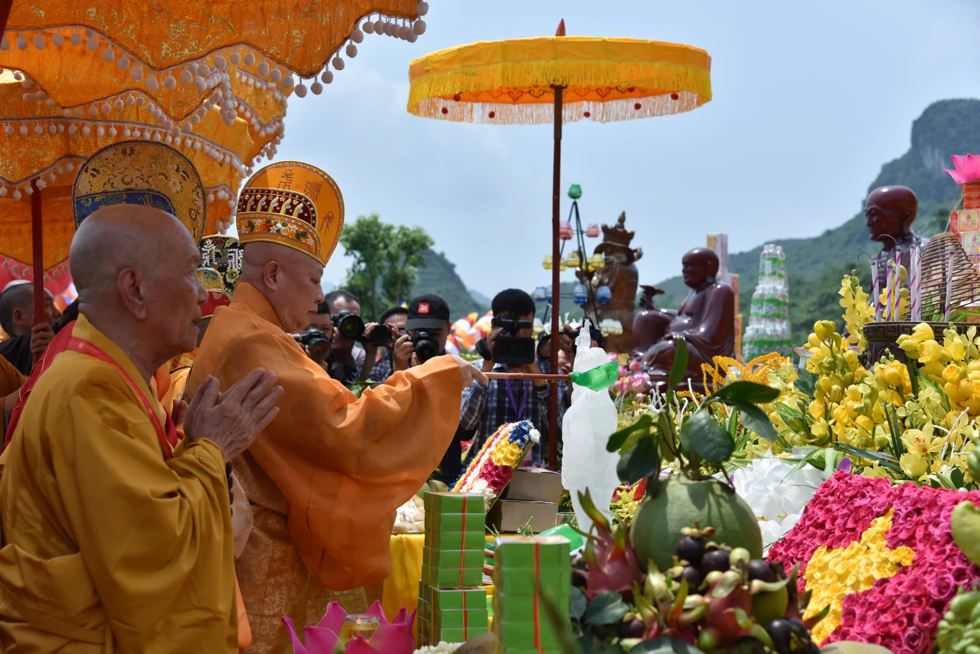 Nghi lễ Tắm Phật Kính Mừng Đại Lễ Vesak 2019, Tam chúc, Hà nam