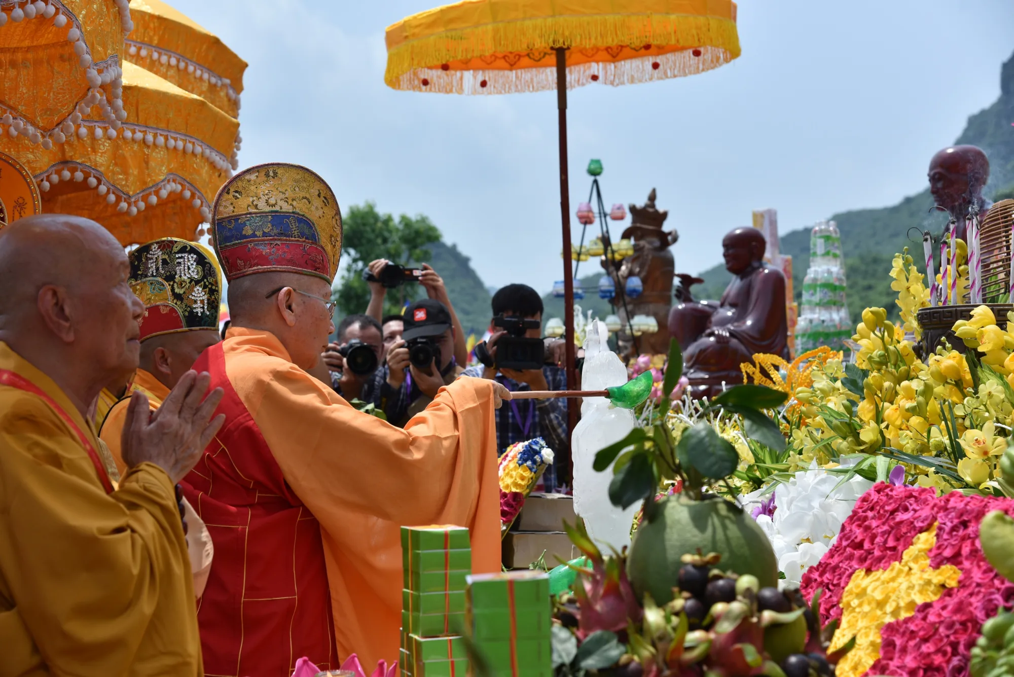 Nghi lễ Tắm Phật Kính Mừng Đại Lễ Vesak 2019, Tam chúc, Hà nam