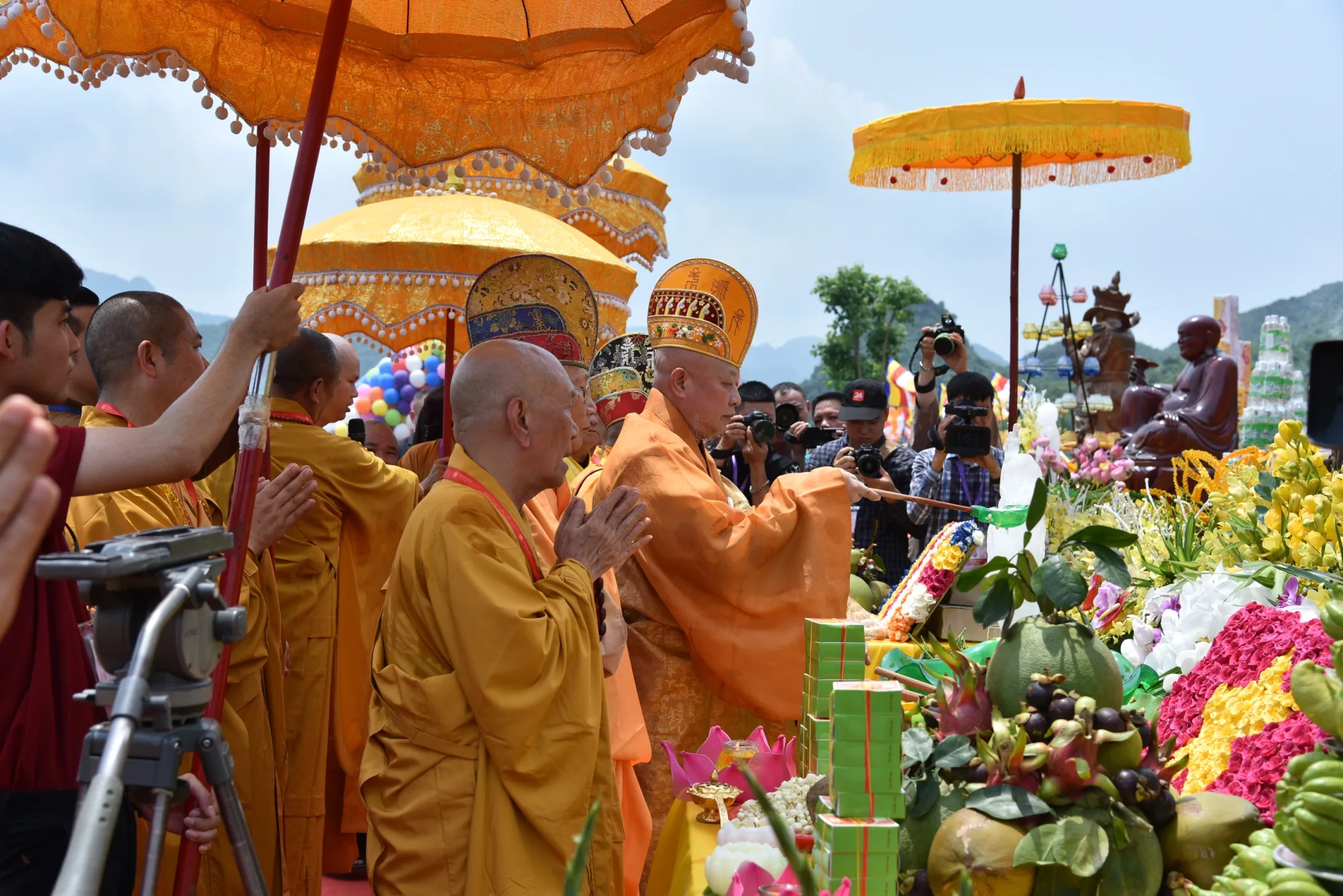 Nghi lễ Tắm Phật Kính Mừng Đại Lễ Vesak 2019, Tam chúc, Hà nam