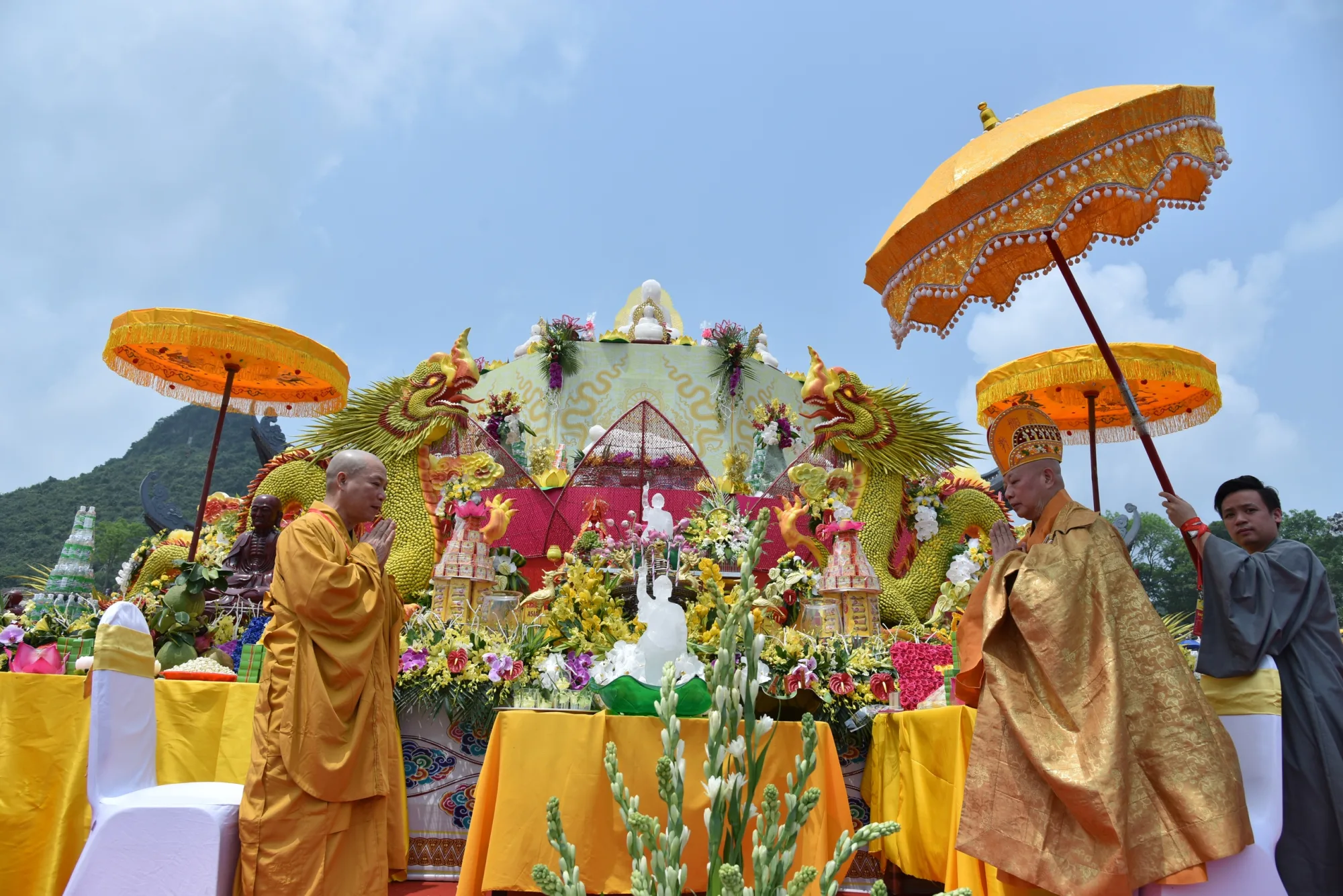 Nghi lễ Tắm Phật Kính Mừng Đại Lễ Vesak 2019, Tam chúc, Hà nam