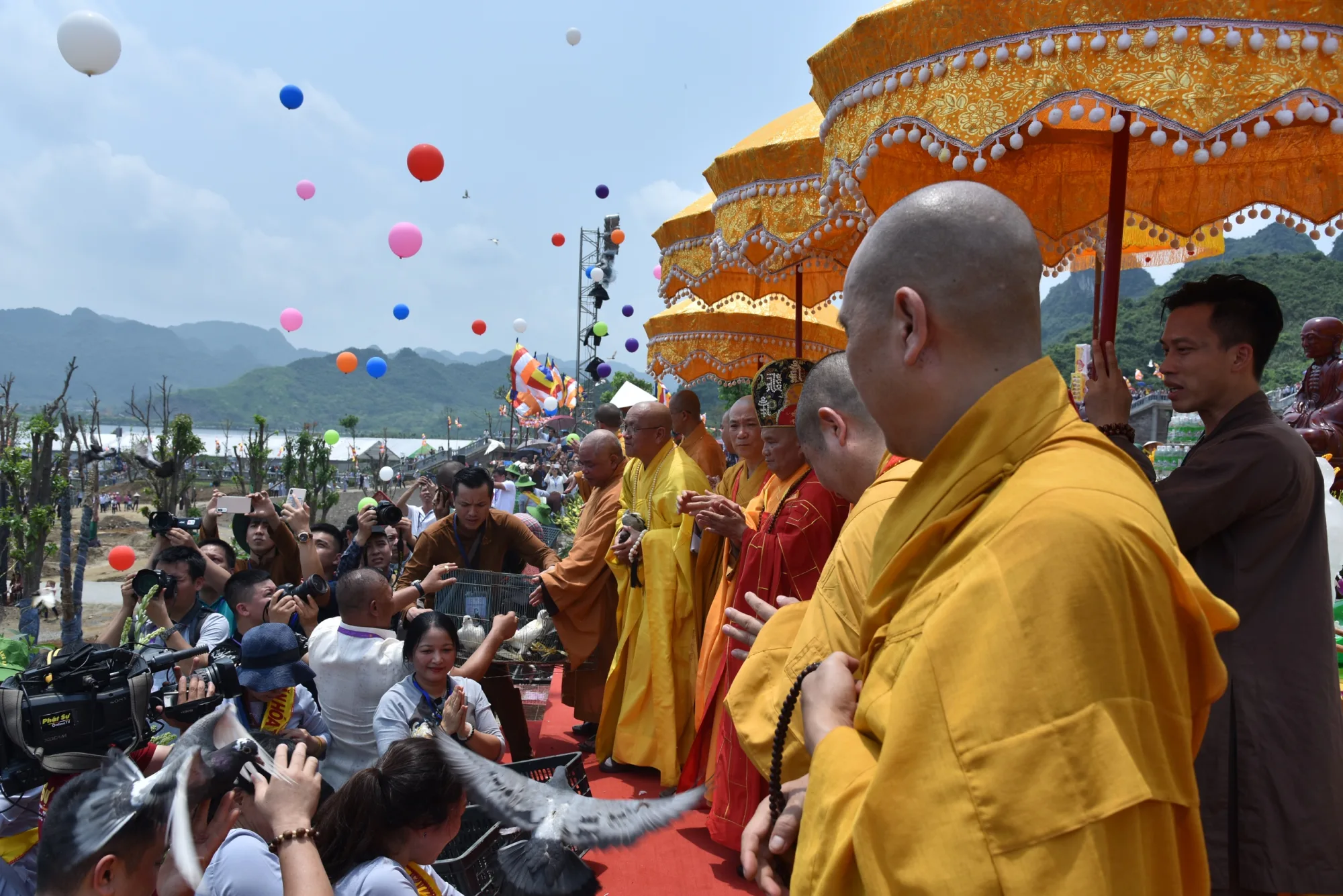 Nghi lễ Tắm Phật Kính Mừng Đại Lễ Vesak 2019, Tam chúc, Hà nam