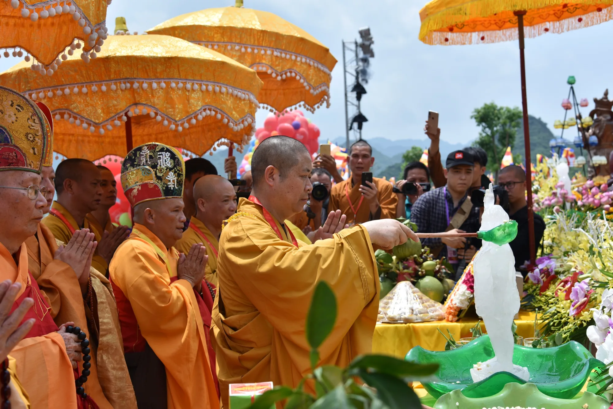 Nghi lễ Tắm Phật Kính Mừng Đại Lễ Vesak 2019, Tam chúc, Hà nam