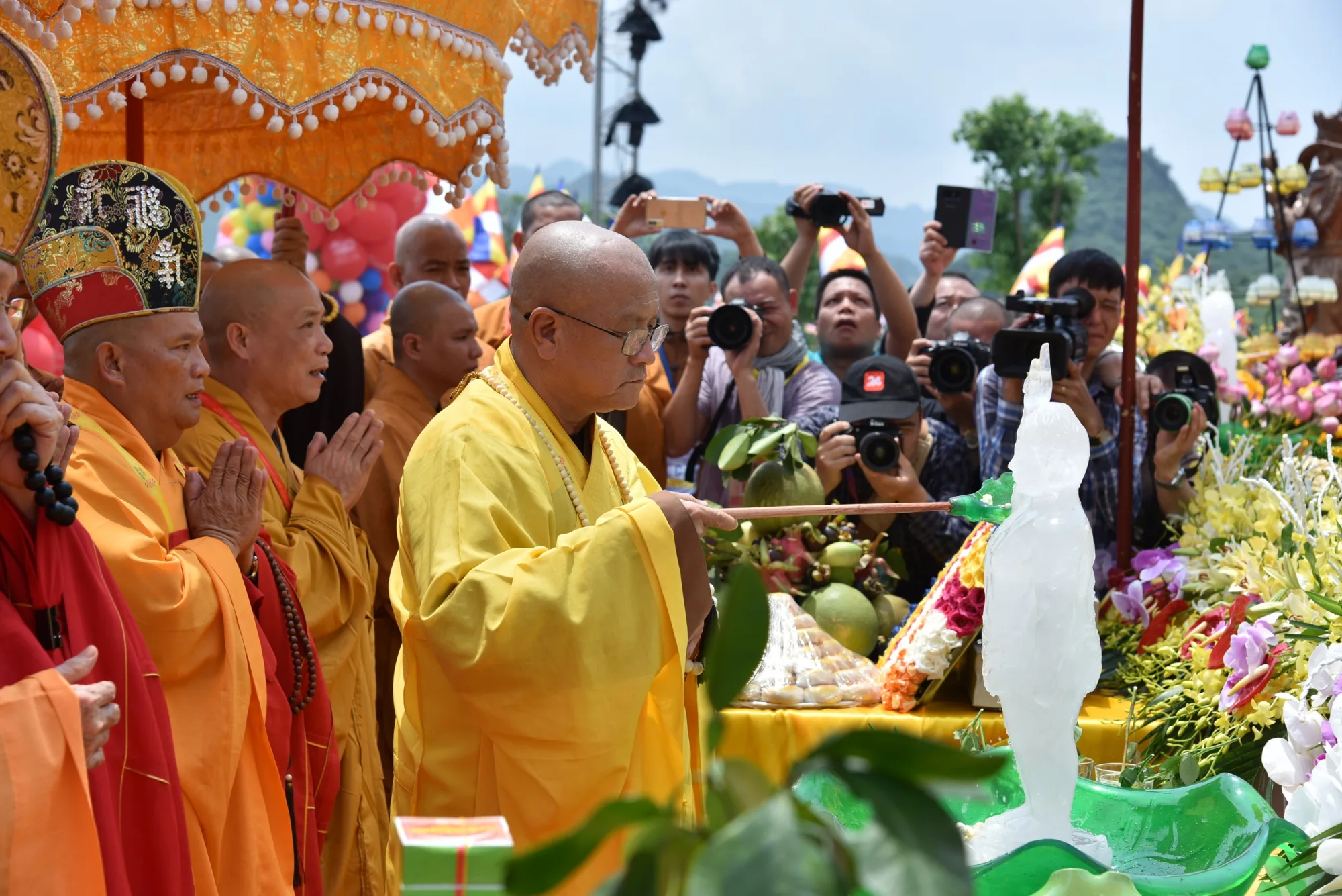 Nghi lễ Tắm Phật Kính Mừng Đại Lễ Vesak 2019, Tam chúc, Hà nam