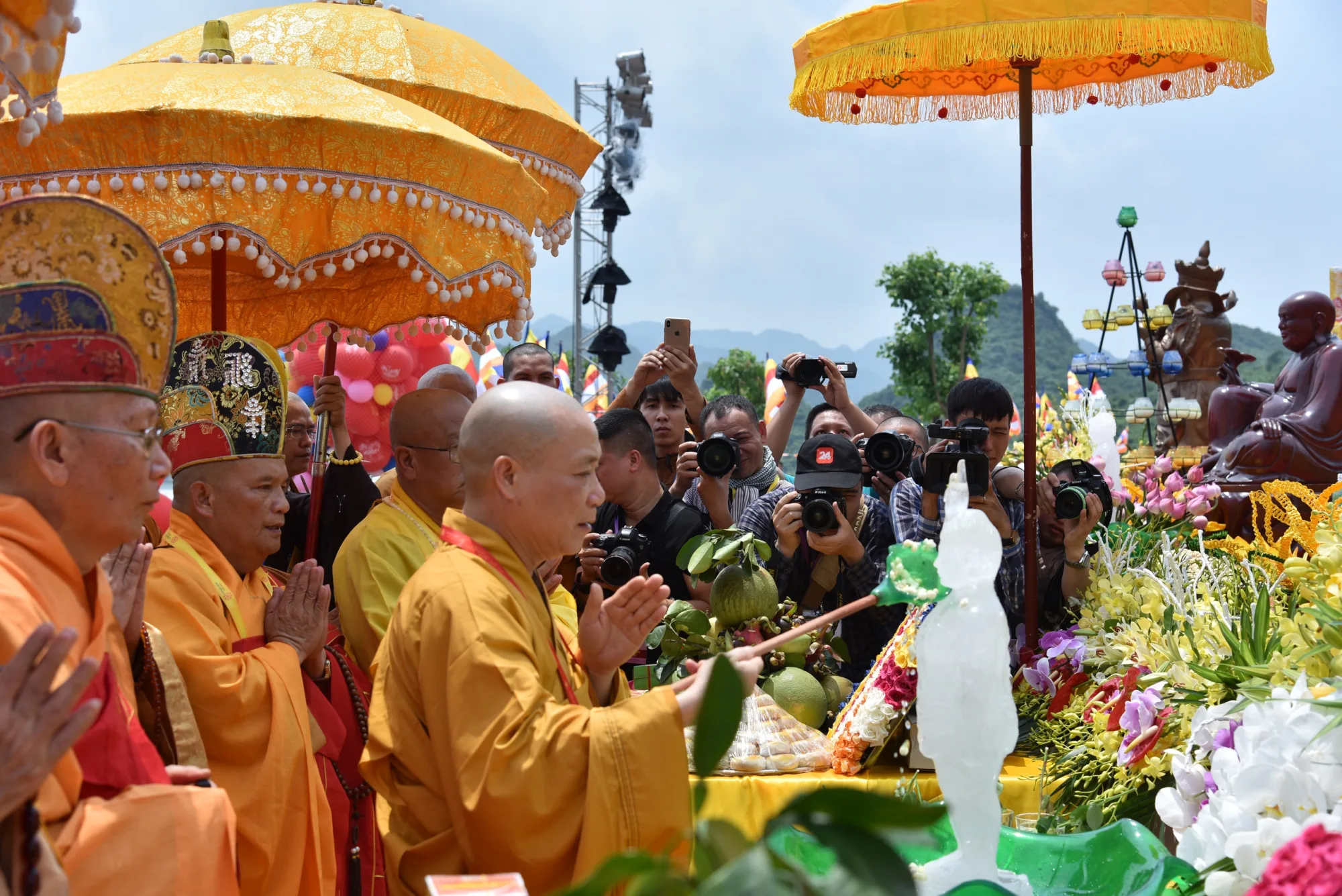 Nghi lễ Tắm Phật Kính Mừng Đại Lễ Vesak 2019, Tam chúc, Hà nam