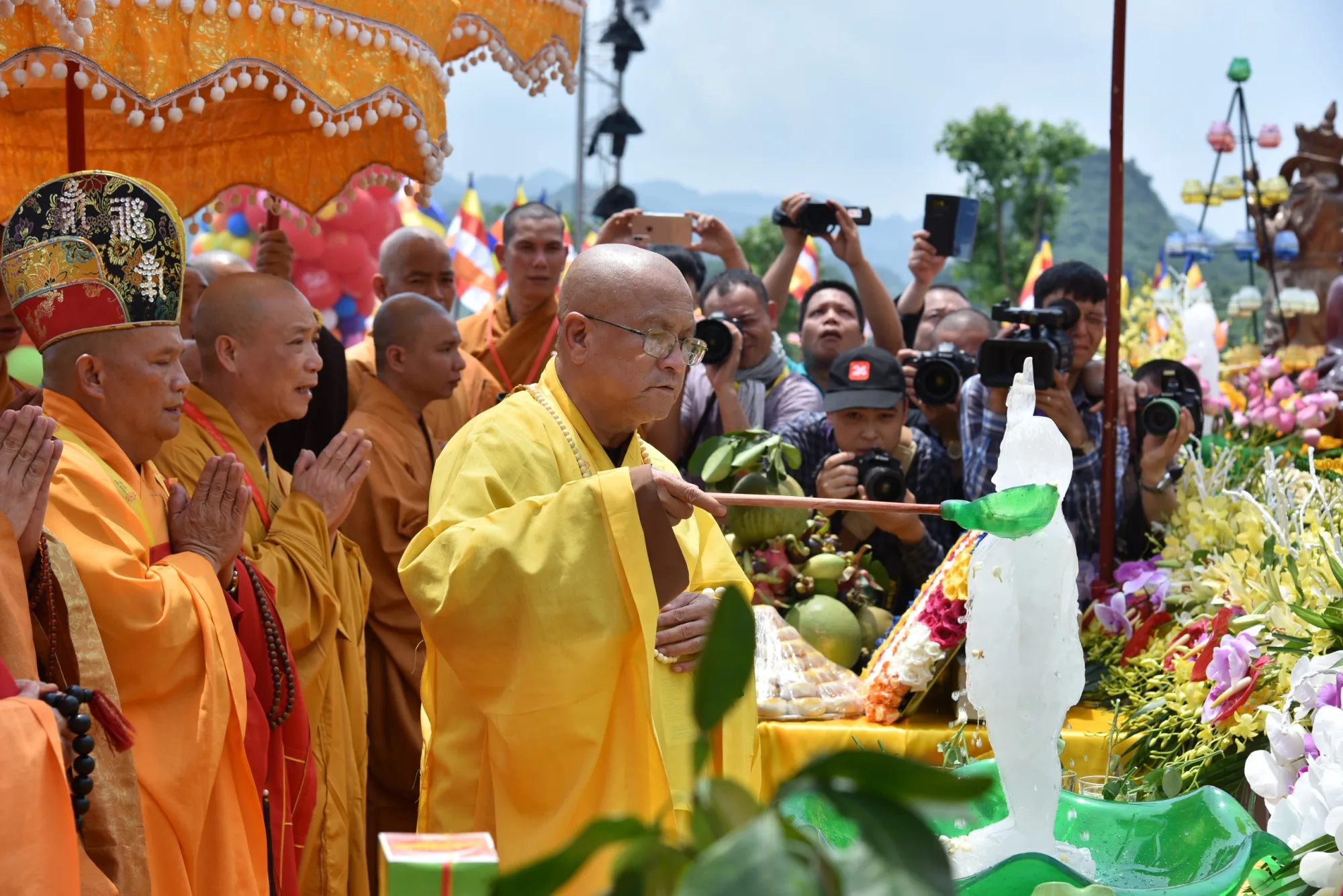 Nghi lễ Tắm Phật Kính Mừng Đại Lễ Vesak 2019, Tam chúc, Hà nam