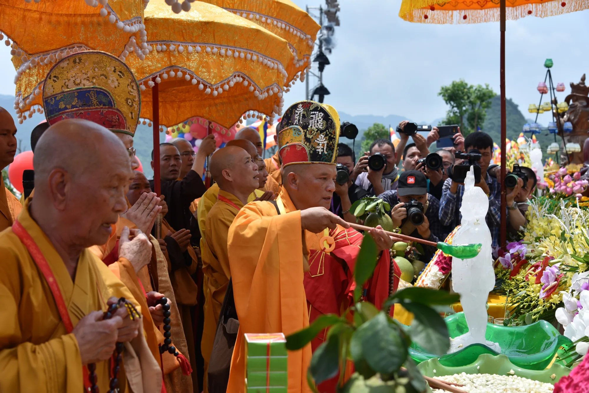 Nghi lễ Tắm Phật Kính Mừng Đại Lễ Vesak 2019, Tam chúc, Hà nam