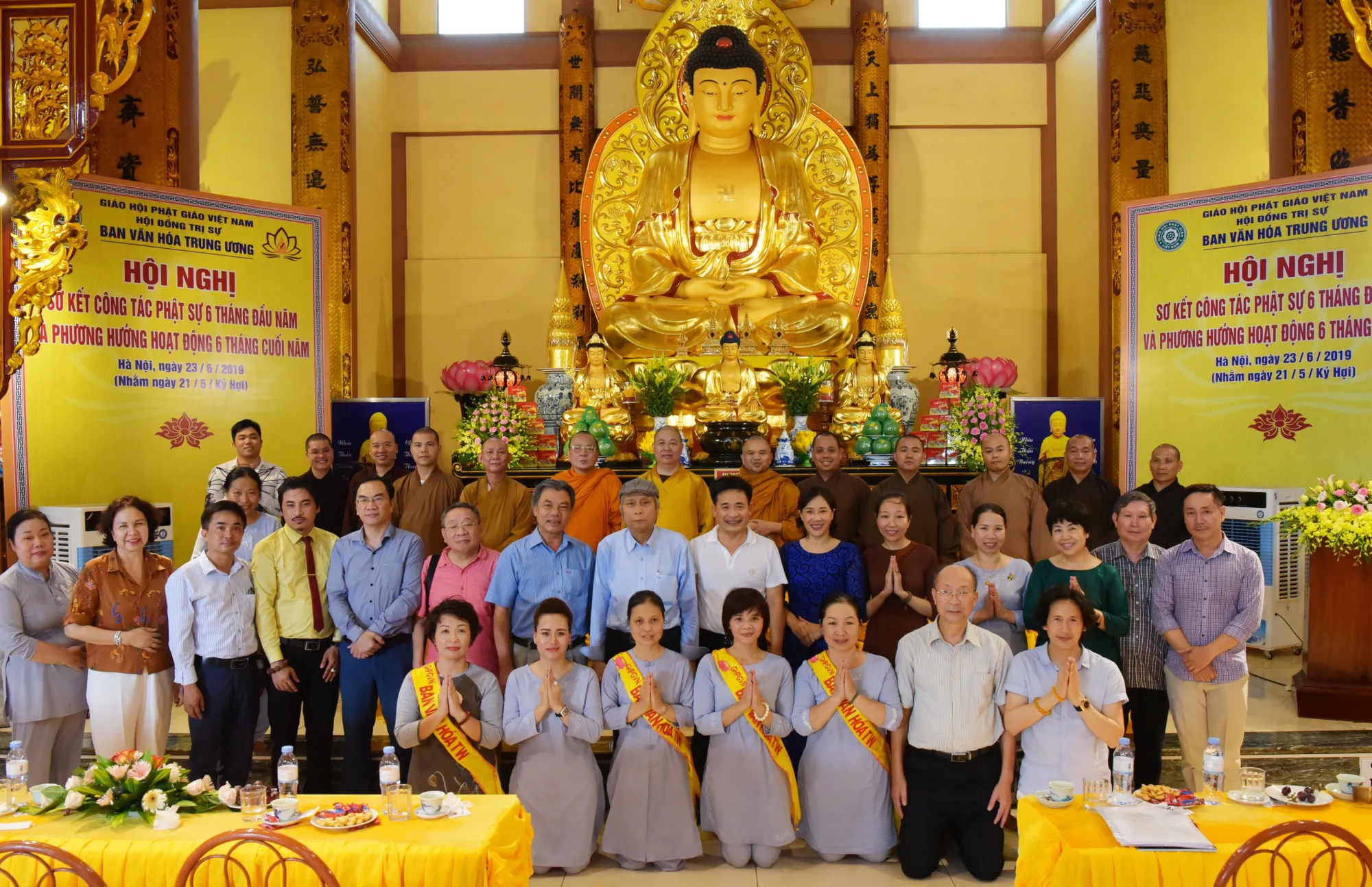 SƠ KẾT CÔNG TÁC PHẬT SỰ 6 THÁNG ĐẦU NĂM VÀ PHƯƠNG HƯỚNG HOẠT ĐỘNG 6 THÁNG CUỐI NĂM 2019 CỦA BVHTU-GHPGVN.