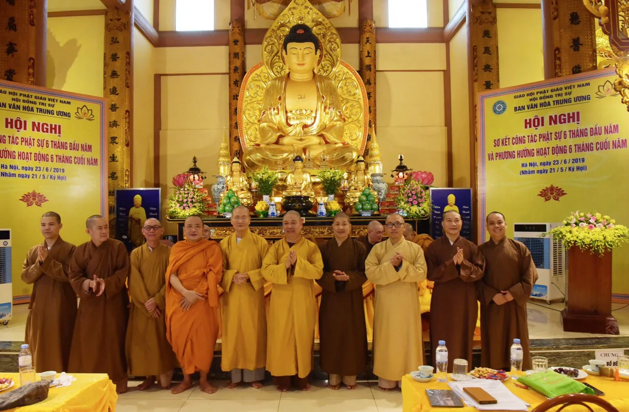 SƠ KẾT CÔNG TÁC PHẬT SỰ 6 THÁNG ĐẦU NĂM VÀ PHƯƠNG HƯỚNG HOẠT ĐỘNG 6 THÁNG CUỐI NĂM 2019 CỦA BVHTU-GHPGVN.
