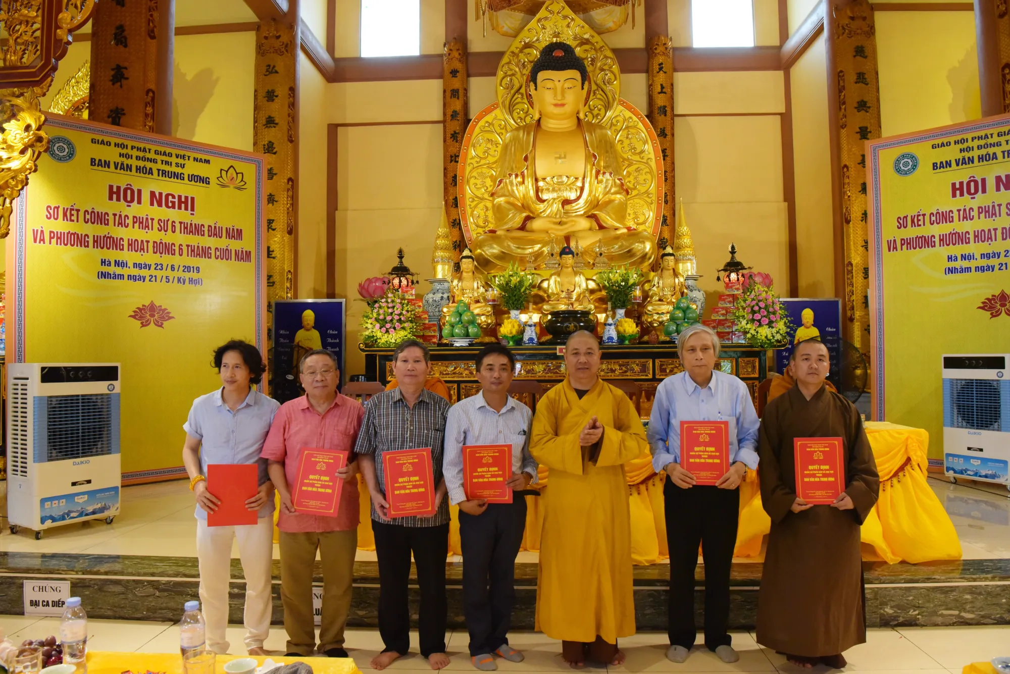 SƠ KẾT CÔNG TÁC PHẬT SỰ 6 THÁNG ĐẦU NĂM VÀ PHƯƠNG HƯỚNG HOẠT ĐỘNG 6 THÁNG CUỐI NĂM 2019 CỦA BVHTU-GHPGVN.