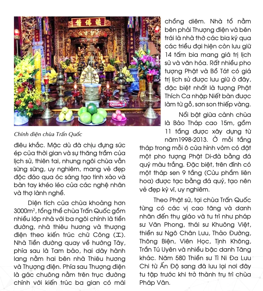 Chùa Trấn Quốc - Ngôi chùa cổ uy nghiêm giữa lòng Hà Nội