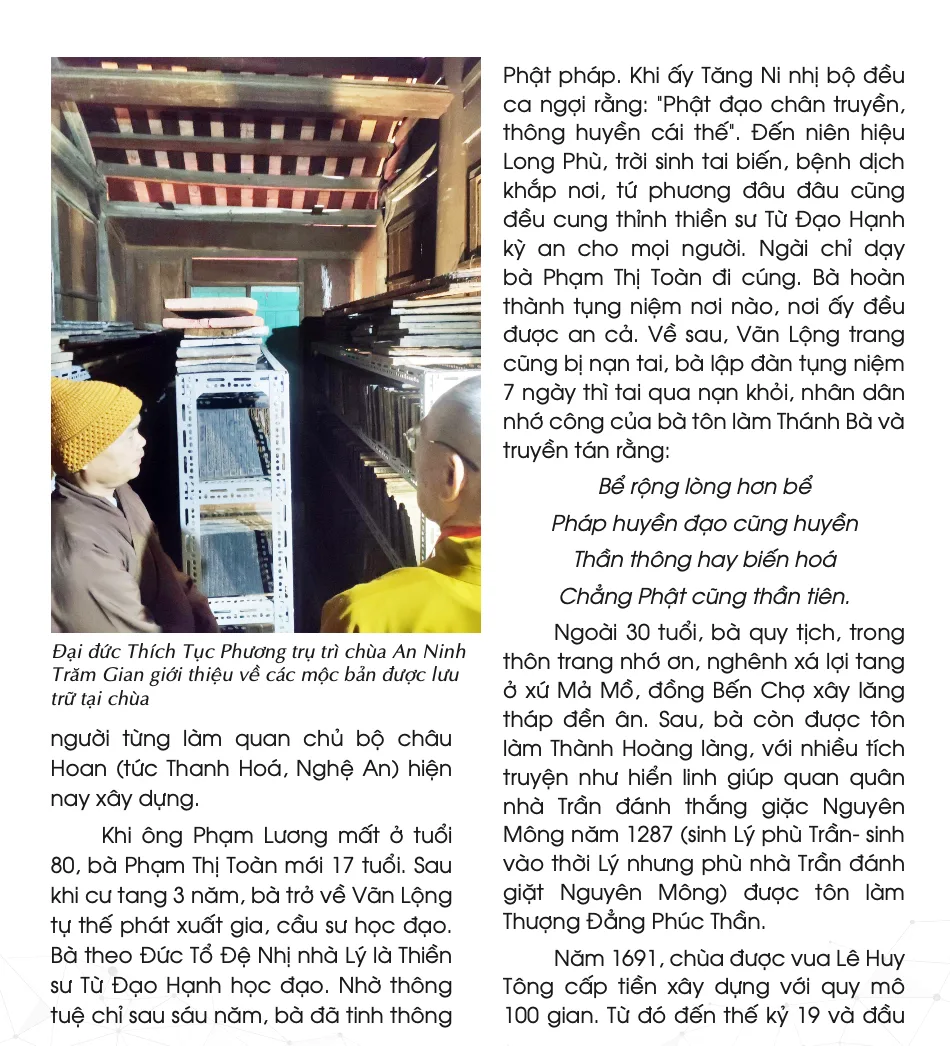 Chùa Trăm Gian - Linh thiêng ngôi cổ tự xứ Đông