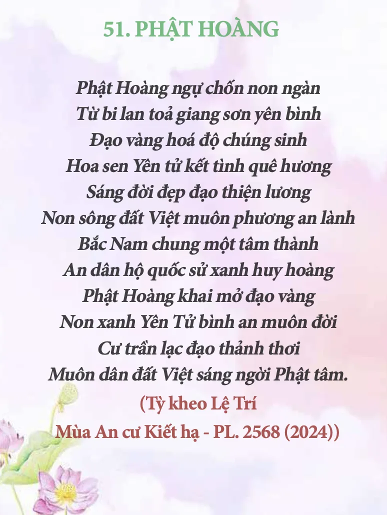 Thơ: Phật Hoàng
