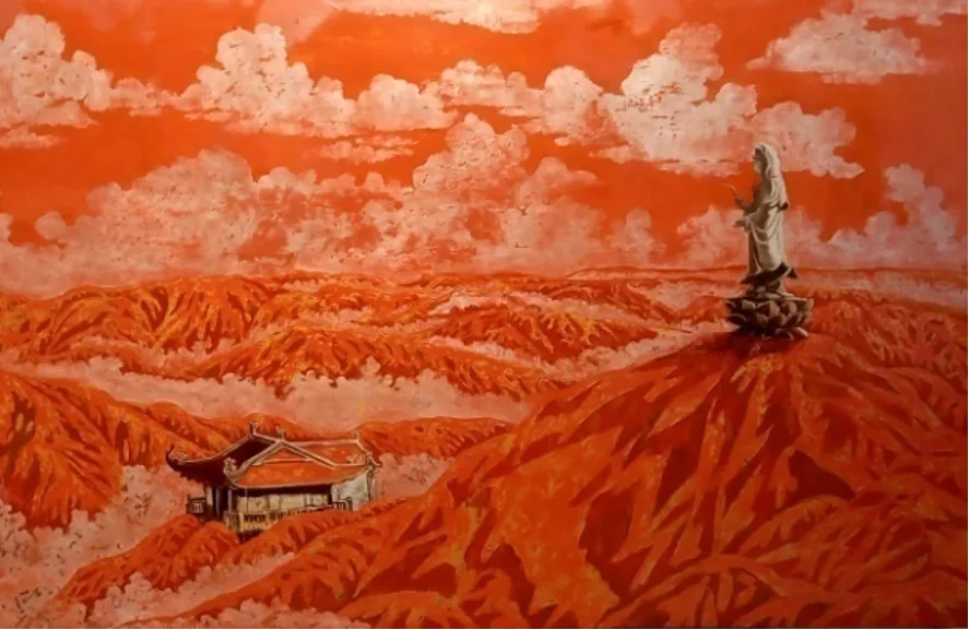 Tranh: Mênh mang Phật