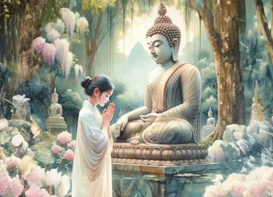Chuyện nữ cư sĩ chứng quả A-Na-Hàm đắc Tứ thông