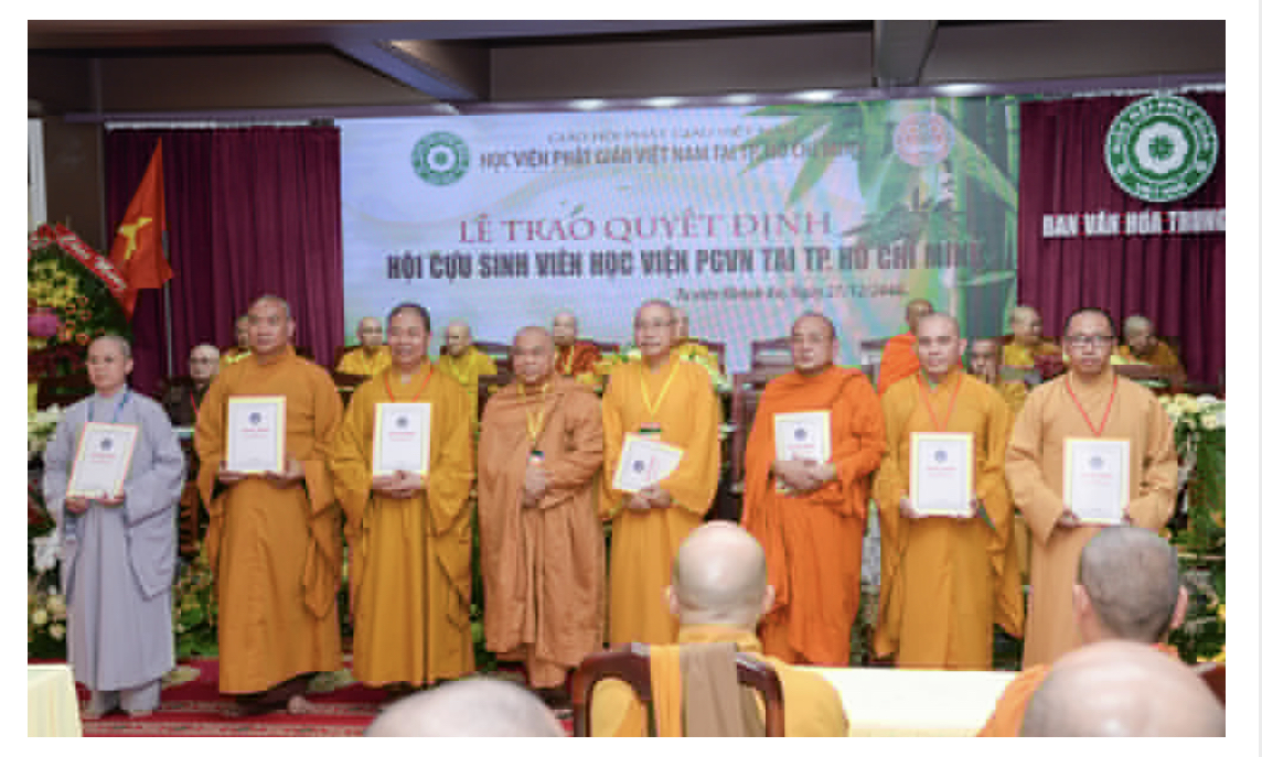 TP.HCM: Bế giảng khoá bồi dưỡng MC và Tổng kết Phật sự của Ban văn hoá Trung ương