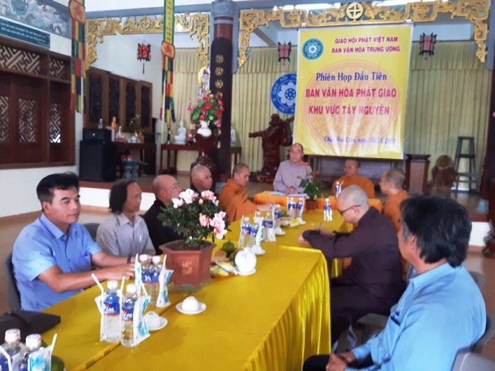 Ban Văn Hóa Phật giáo Khu vực Tây Nguyên tổ chức phiên họp đầu tiên