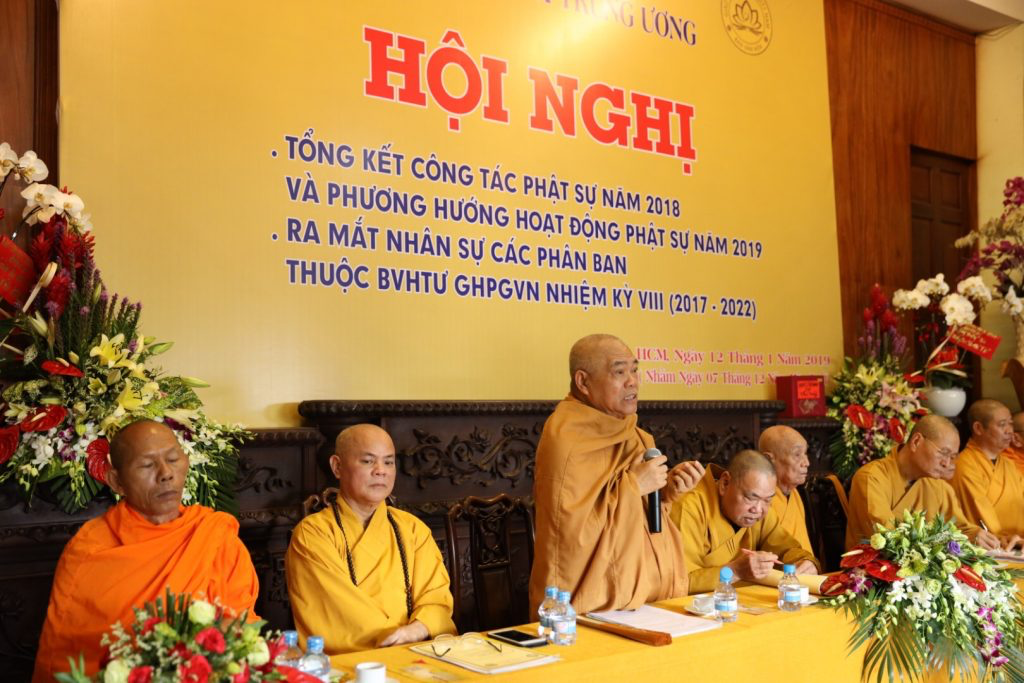 TP.HCM: Lễ Tổng kết công tác Phật sự năm 2018 và Ra mắt Nhân sự các Phân Ban thuộc BVHTƯ nhiệm kỳ VIII (2017 – 2022)