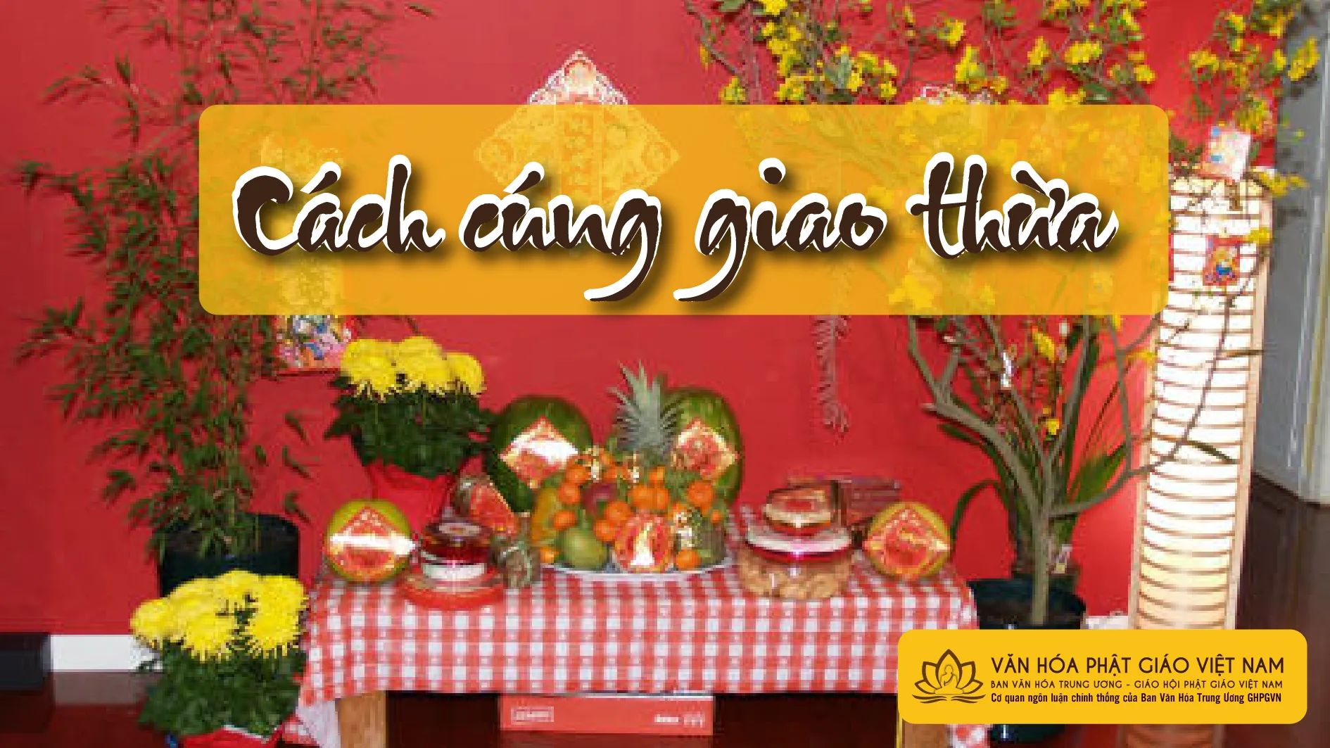 Cách cúng giao thừa