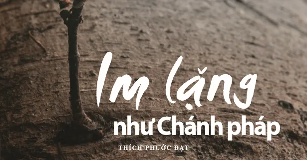 Im lặng như chánh pháp