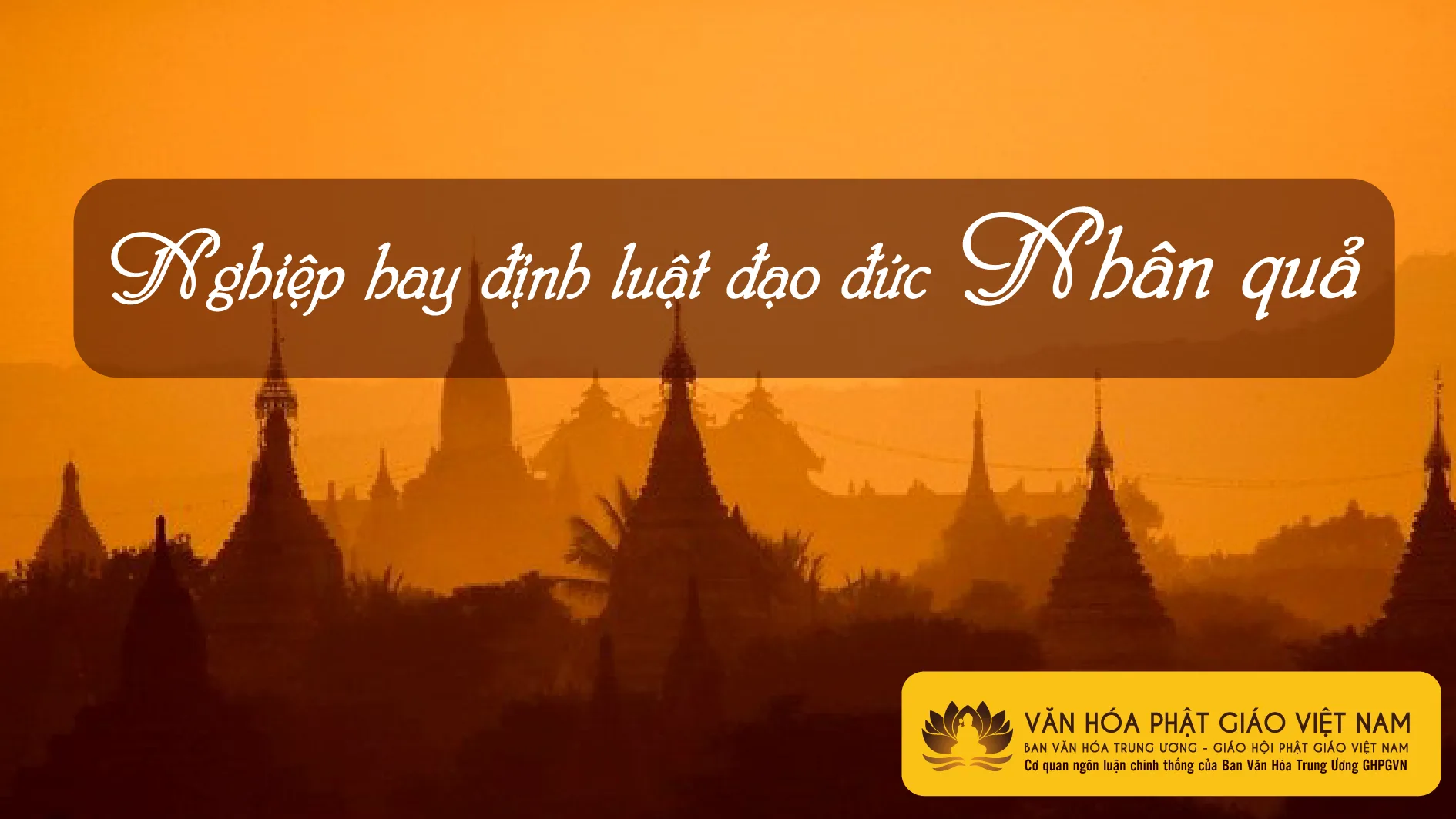 ĐẠO ĐỨC NHÂN QUẢ PHẬT GIÁO