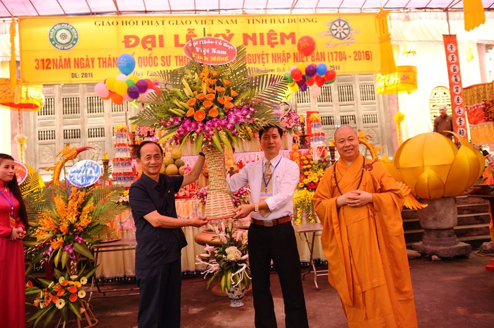 Đại lễ kỷ niệm 312 năm ngày Thánh Tổ Quốc Sư Thông Giác Nguyệt Hóa Thân