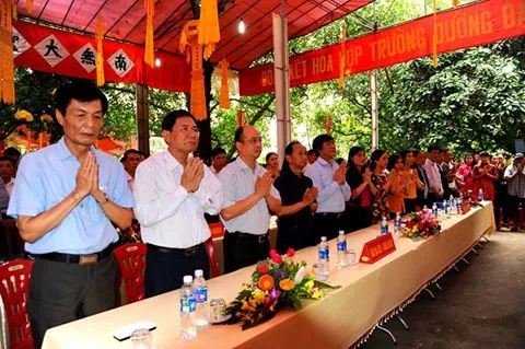 Đại biểu các ban ngành trung ương và địa phương về dự Đại Lễ