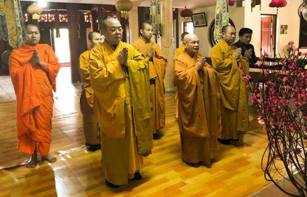 Trung ương Giáo hội khánh tuế, chúc xuân Đức Pháp chủ