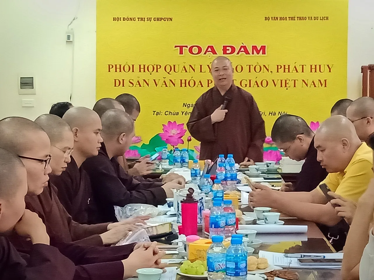 Họp ban VHTW GHPG VN khu vực miền Bắc trù bị chương trình tổng kết phật sự Ban Văn Hóa cuối năm 2018