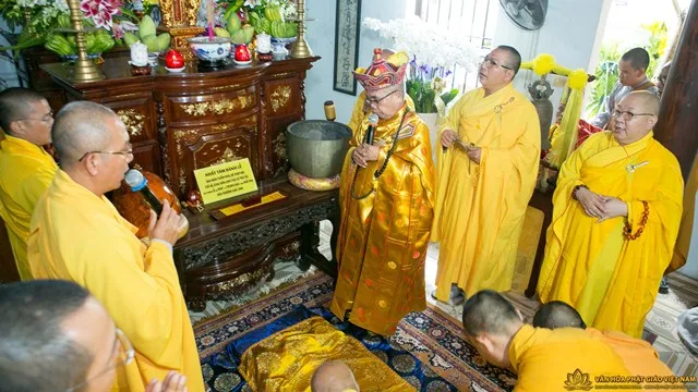 Tp.HCM: Phụng tống kim quan cố HT.Thích Trung Hậu nhập bảo tháp