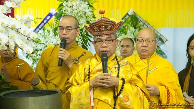 Tp.HCM: Phụng tống kim quan cố HT.Thích Trung Hậu nhập bảo tháp