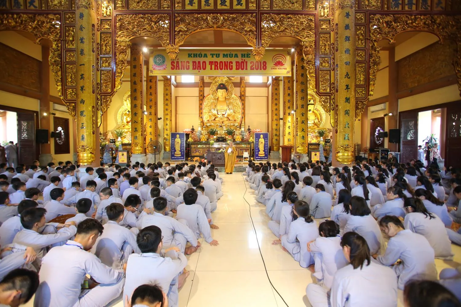 Khai Mạc Khóa Tu Mùa Hè Chùa Yên Phú Lần Thứ 10 Năm 2018
